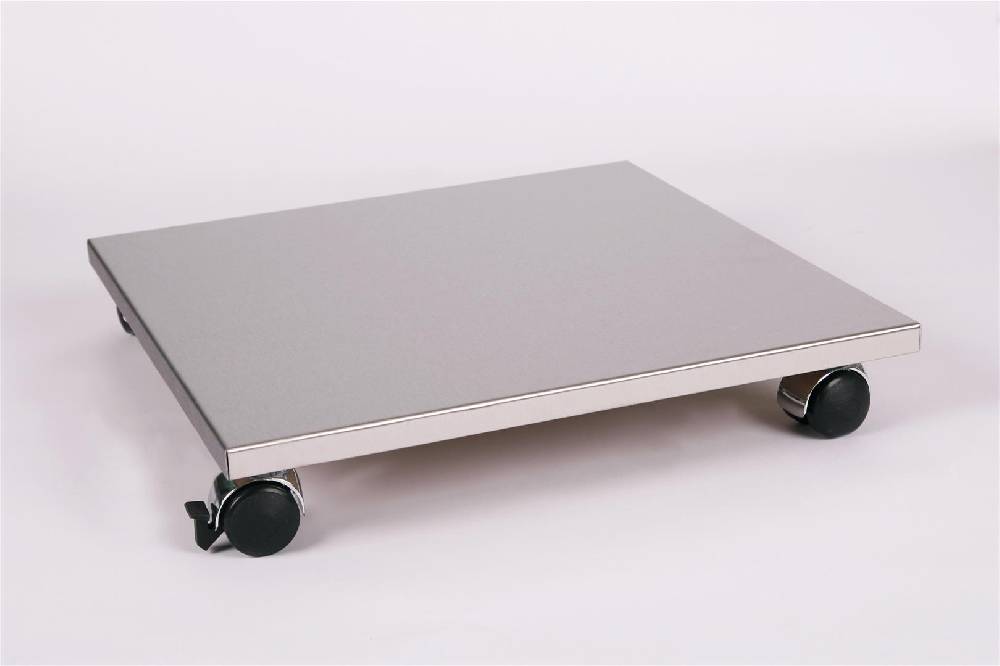 Szagato Rollbrett Pflanzenroller 50x50cm Edelstahl 120kg Chromrollen + Bremse SZAGATO Made in Germany Blumenuntersetzer Möbelroller Outdoor Blumenroller Bis zu 65% Rabatt