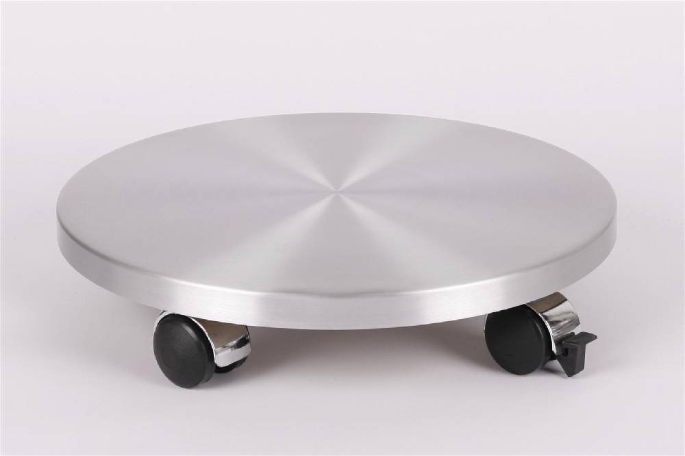 Szagato Rollbrett Pflanzenroller Ø30cm ALU 120kg Chromrollen + Bremse SZAGATO Made in Germany Blumenuntersetzer Möbelroller Blumenroller Transportroller Nur noch ein Tag übrig