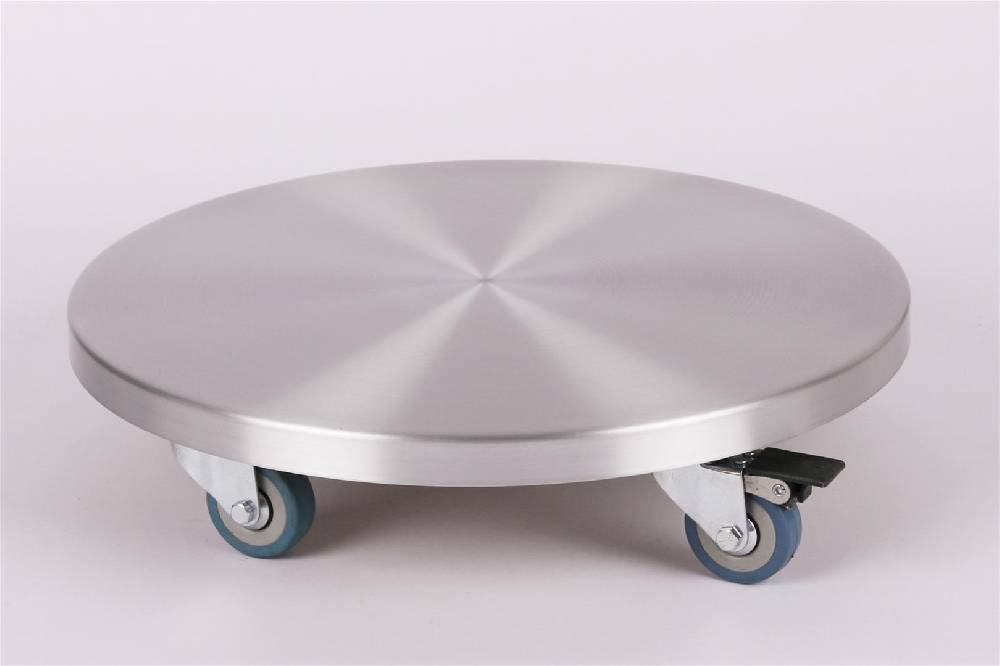 Szagato Rollbrett Pflanzenroller Ø30cm ALU 150kg PU-Rolle + Bremse SZAGATO Made in Germany Blumenuntersetzer Möbelroller Outdoor Blumenroller Transportroller Super Rabatt