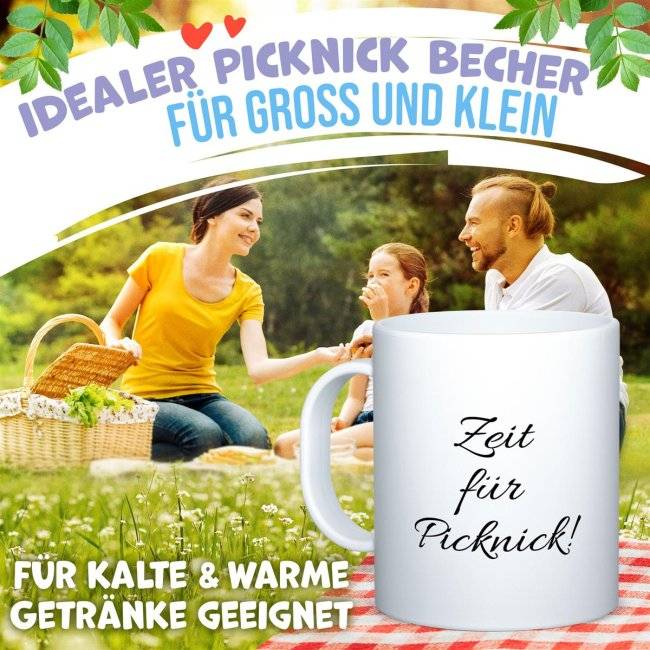 Tassendruck Kunststofftasse mit Wunschtext - Bpa-frei Neuheiten