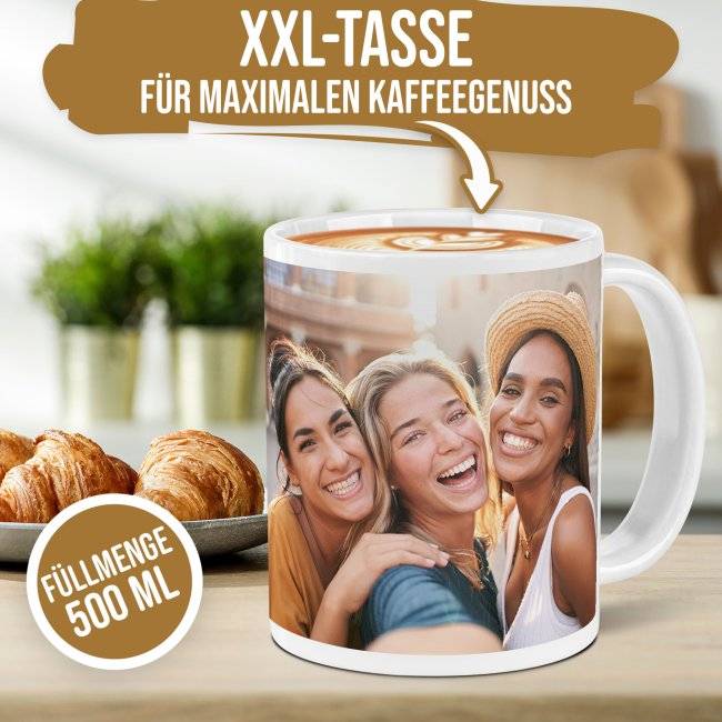 Tassendruck XXL Fototasse BIG 500 ml Günstig kaufen