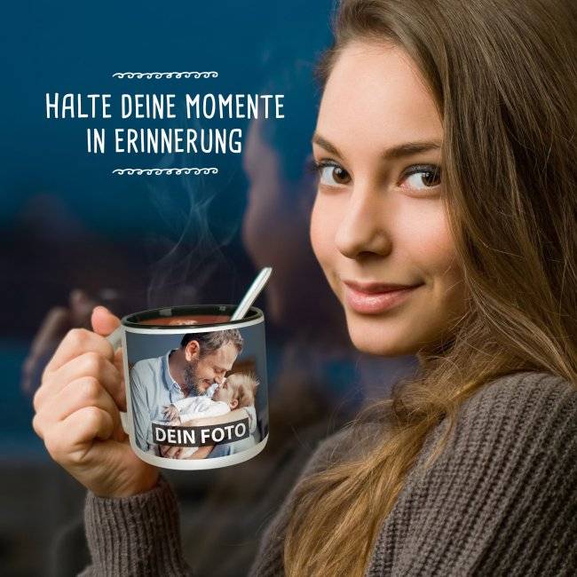 Tassendruck Fototasse POTT innen schwarz JETZT KAUFEN