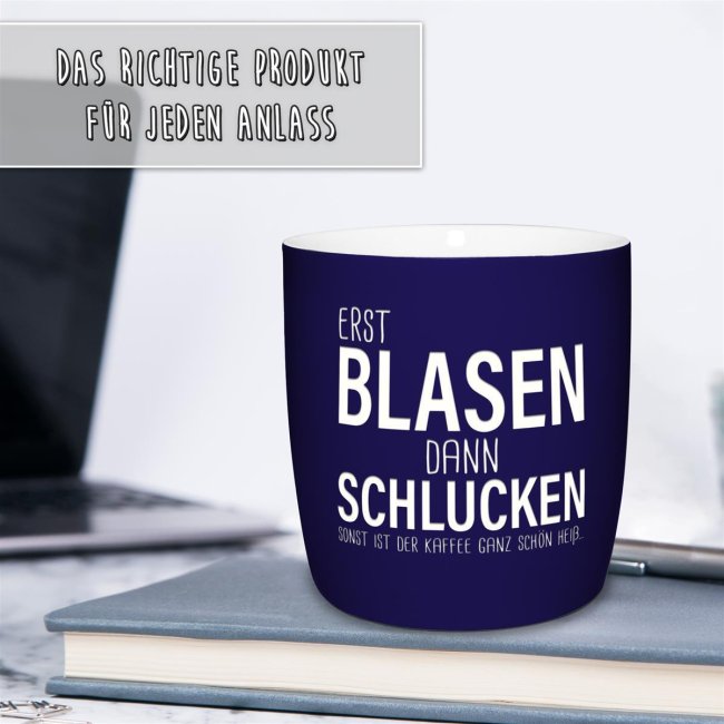 Tassendruck mit Lasergravur - Erst blasen dann schlucken Hotsell
