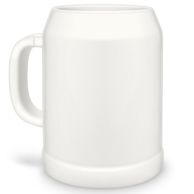 Tassendruck Bierkrug zum Bemalen