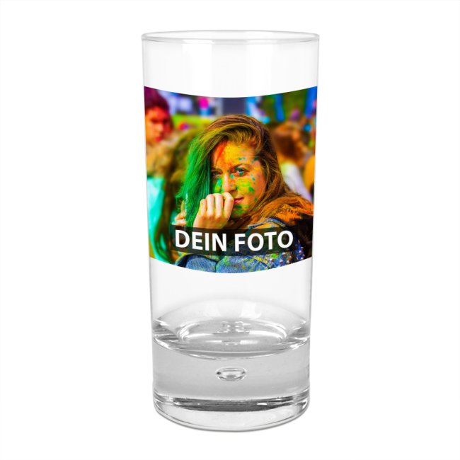 Tassendruck Trinkglas 0,2l Druckfläche Quer
