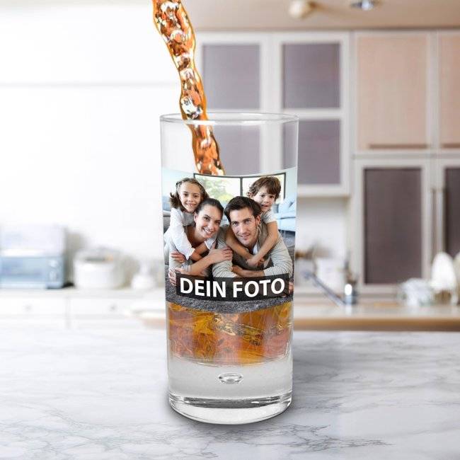 Tassendruck Trinkglas 0,2l Druckfläche Quer Super Rabatt