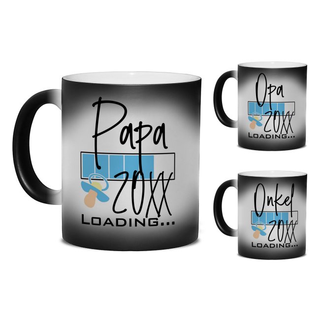 Tassendruck Zaubertasse - Loading Baby 20XX - männlich