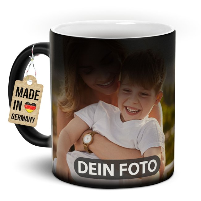 Tassendruck Magic Mug Zaubertasse mit Foto - XXL-Druck - 300 ml