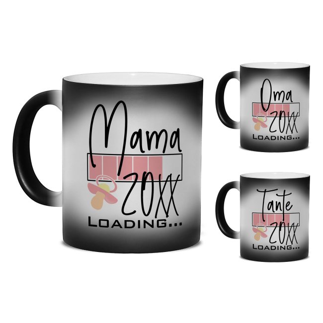 Tassendruck Zaubertasse - Loading Baby 20XX - weiblich