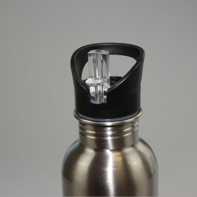 Tassendruck Edelstahl-Trinkflasche silber 600 ml Rabatte dieses Monats