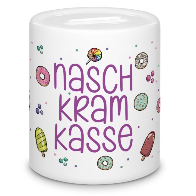 Tassendruck Spardose - Naschkramkasse