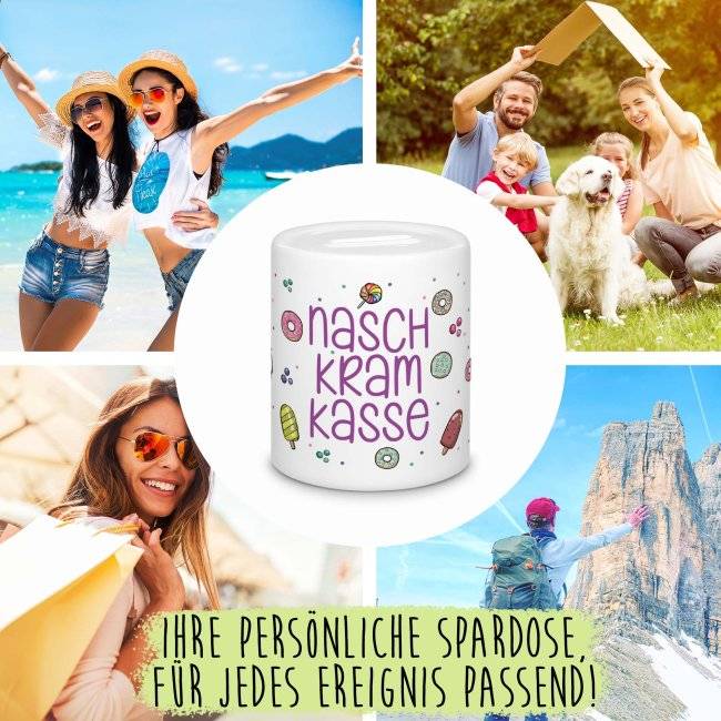 Tassendruck Spardose - Naschkramkasse Flash Sale