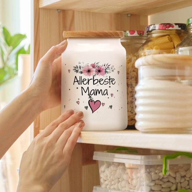 Tassendruck Aufbewahrungsdose - Allerbeste Mama 50% Rabatt für begrenzte Zeit