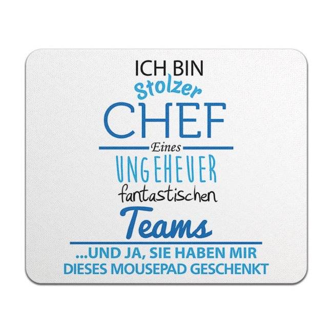 Tassendruck Mousepad - Stolzer Chef Verkauf