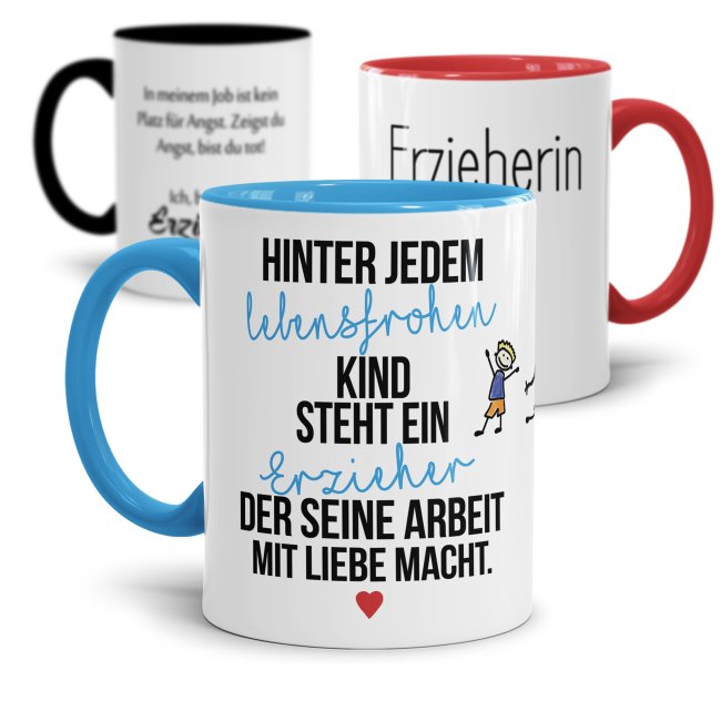 Tassendruck für Erzieher