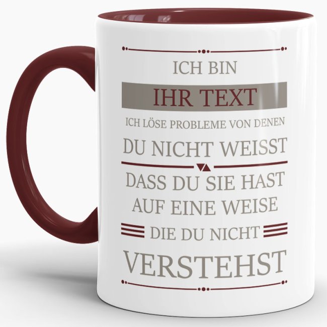 Tassendruck Berufe- - Ich löse Probleme, die du nicht verstehst - verschiedene Berufe Clearance-Verkauf