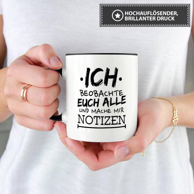 Tassendruck - Ich beobachte euch alle Speichern exportieren