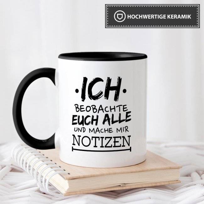 Tassendruck - Ich beobachte euch alle Speichern exportieren