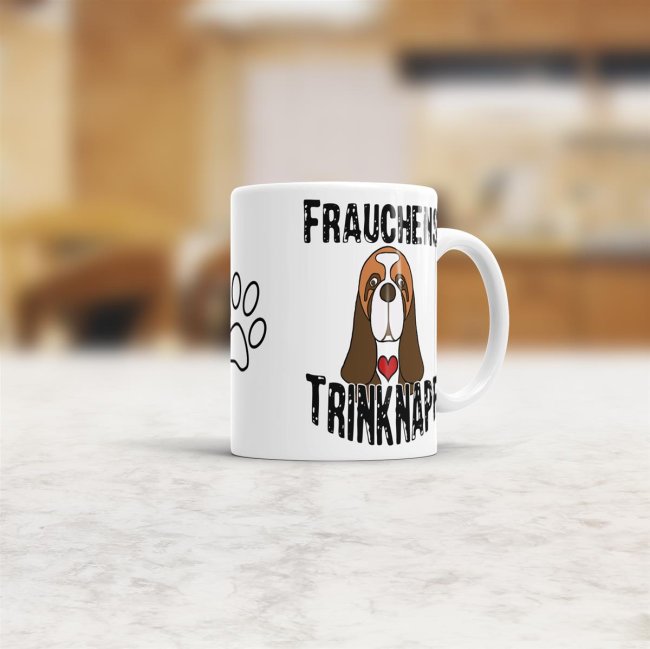 Tassendruck Frauchens/ Herrchens Trinknapf Lagerräumung