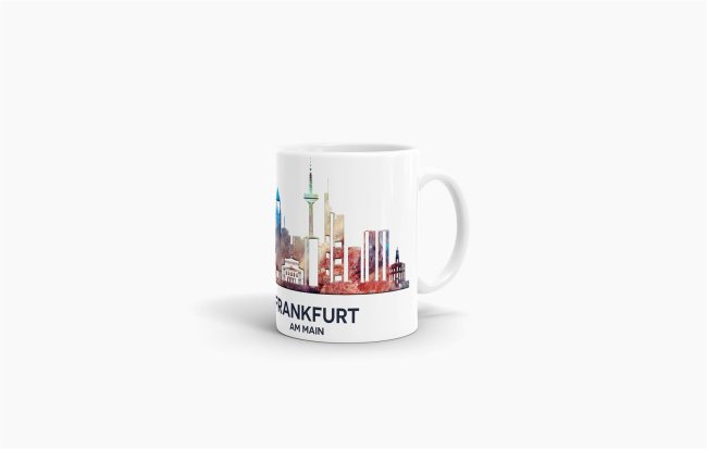 Tassendruck Frankfurt Skyline Tägliche Deals