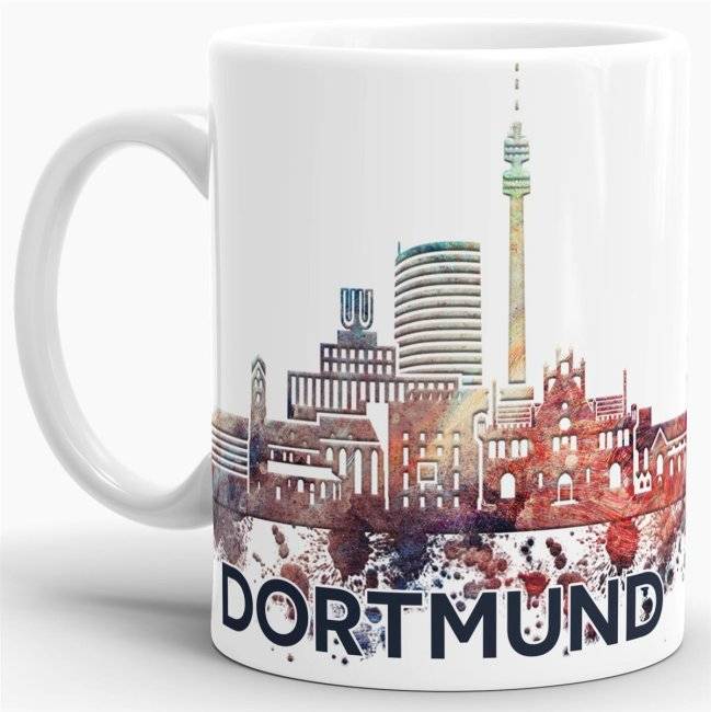 Tassendruck Dortmund Skyline