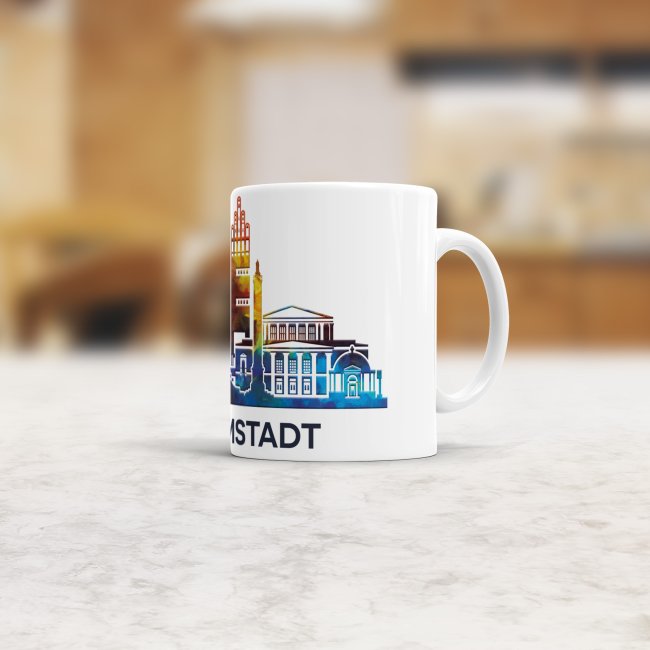 Tassendruck Skyline Darmstadt Wochenangebot