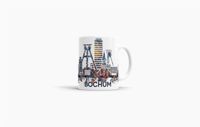 Tassendruck Skyline Bochum Kostenlose Rückgabe