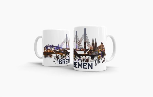 Tassendruck Bremen- "Skyline" Begrenzte Freigabe