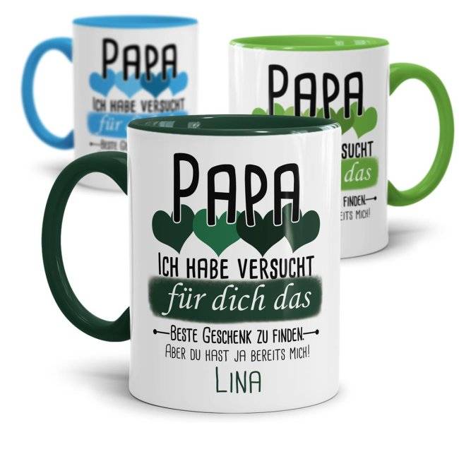 Tassendruck Tassen - Bestes Geschenk für IHN von WUNSCHNAME - Personalisiert