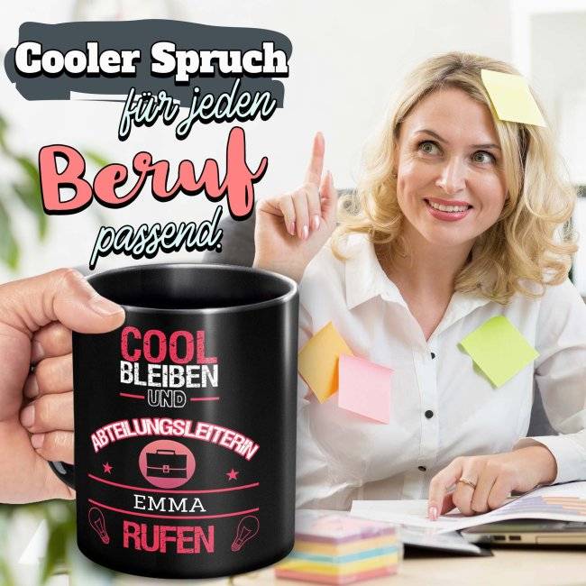 Tassendruck Schwarze - Weibliche Berufe - mit Name selbst gestalten Bis zu 60% Rabatt