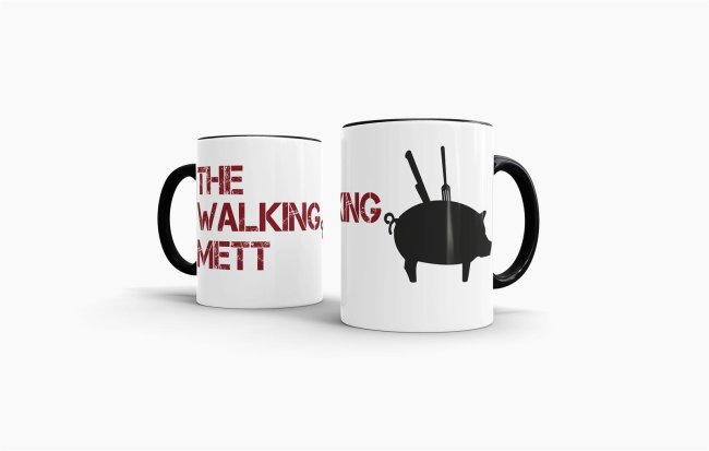 Tassendruck The Walking Mett Kostenloser Versand