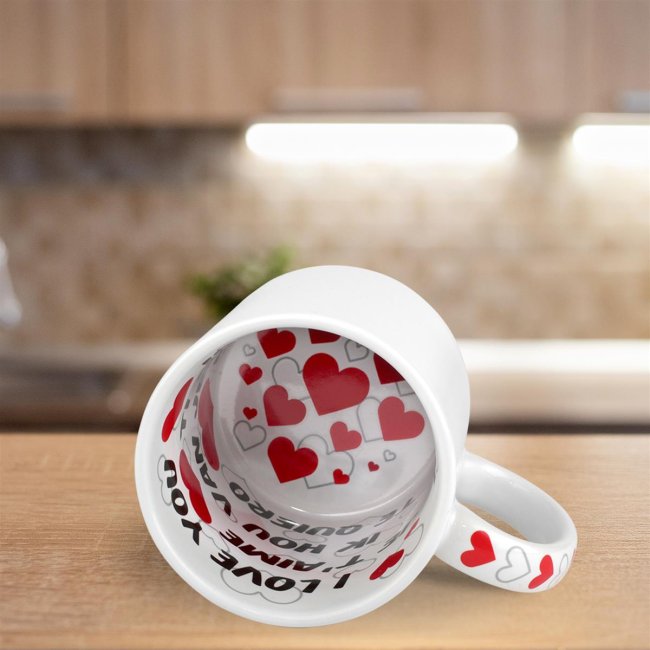 Tassendruck Fototasse I LOVE YOU Exklusive Angebote