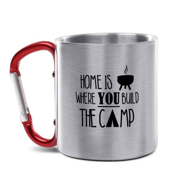 Tassendruck Karabiner - Home is where you build the camp Wochenangebot