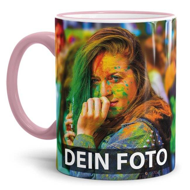 Tassendruck Panoramatasse Rand/Henkel rosa Bestseller