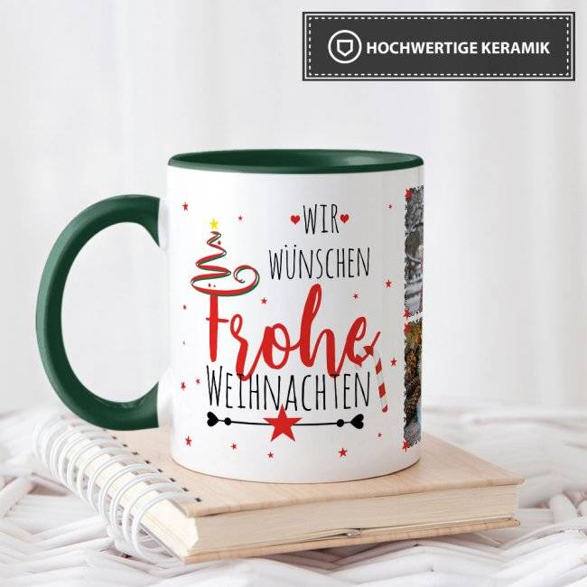 Tassendruck Weihnachtstasse selbst gestalten Sonderangebot
