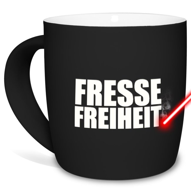 Tassendruck Gummierte - FresseFreiheit