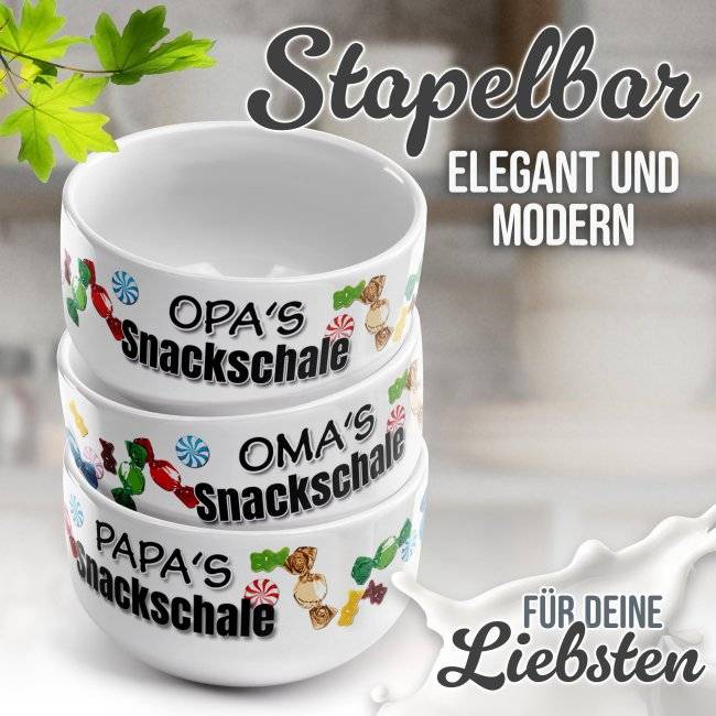 Tassendruck Müslischüssel - Opas Snackschale süß - 500 ml Online Outlet