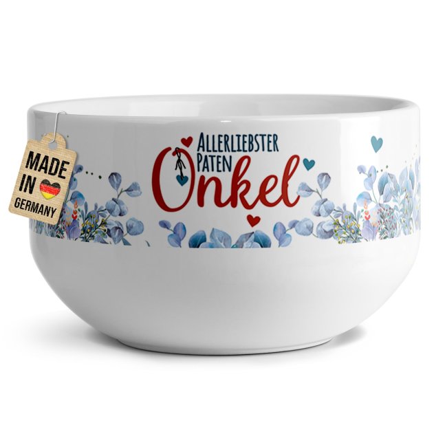 Tassendruck Müslischüssel - Allerliebster Partenonkel - 500 ml Super Sparpreis