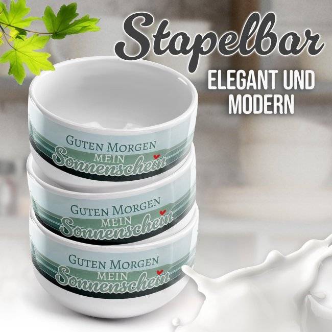 Tassendruck Müslischüssel - Guten Morgen Sonnenschein Neueste Stile