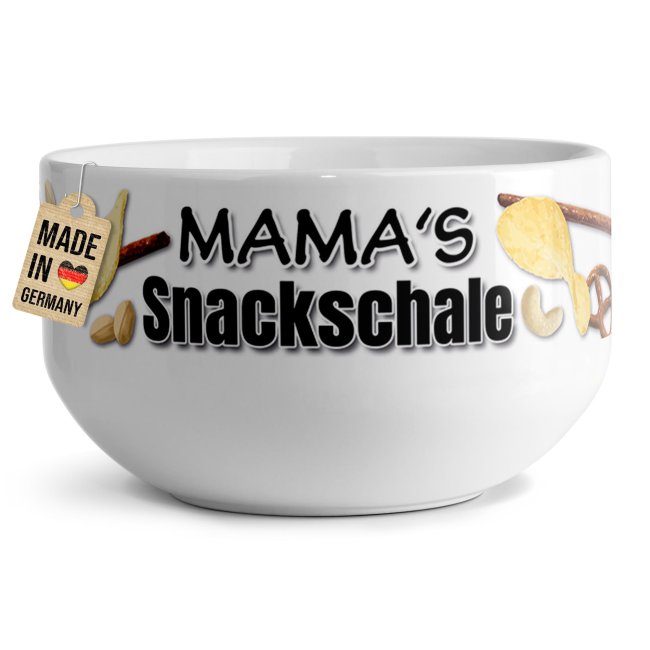 Tassendruck Müslischüssel - Mamas Snackschale salzig - 500 ml