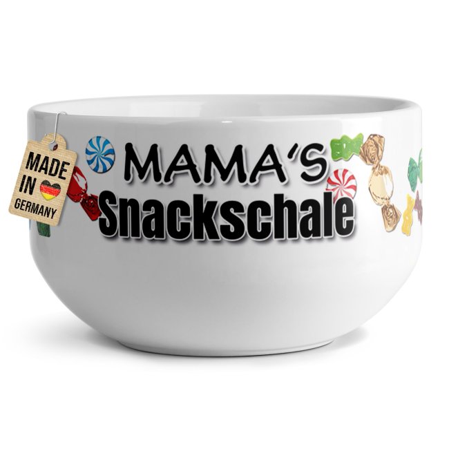 Tassendruck Müslischüssel - Mamas Snackschale süß - 500 ml