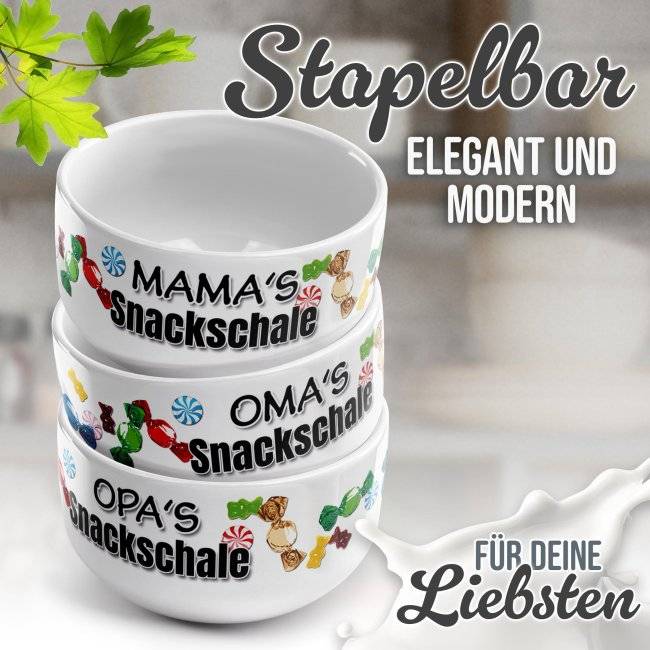 Tassendruck Müslischüssel - Mamas Snackschale süß - 500 ml Bis zu 50% Rabatt