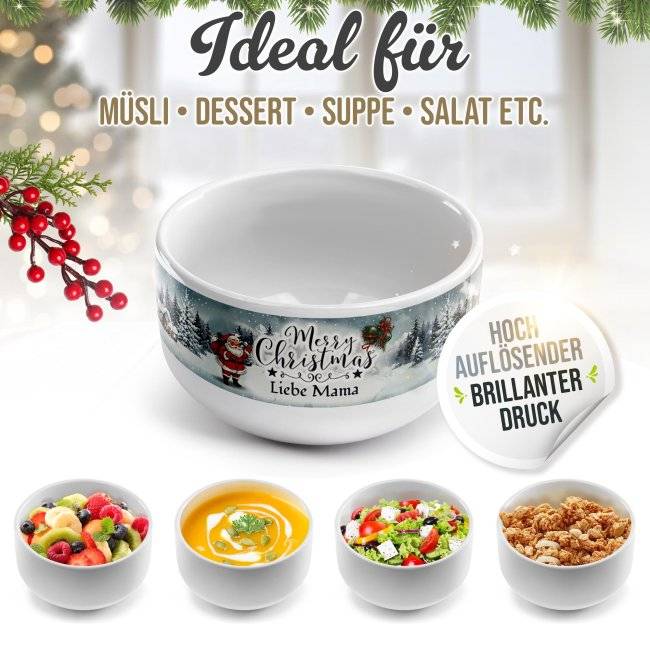 Tassendruck Müslischlüssel - Weihnachten Oldschool - mit Name - 500 ml Riesige Rabatte