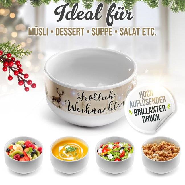 Tassendruck Müslischlüssel - Weihnachten Sepia - mit Foto - 500 ml 50% Rabatt mit kostenlosem Versand