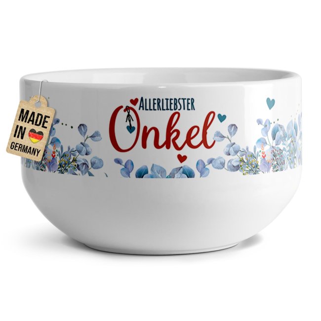 Tassendruck Müslischüssel - Allerliebster Onkel - 500 ml 2025