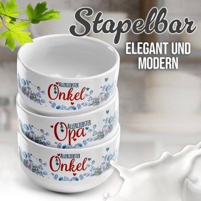 Tassendruck Müslischüssel - Allerliebster Onkel - 500 ml 2025