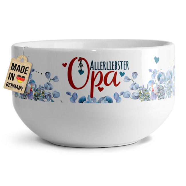 Tassendruck Müslischüssel - Allerliebster Opa - 500 ml Online